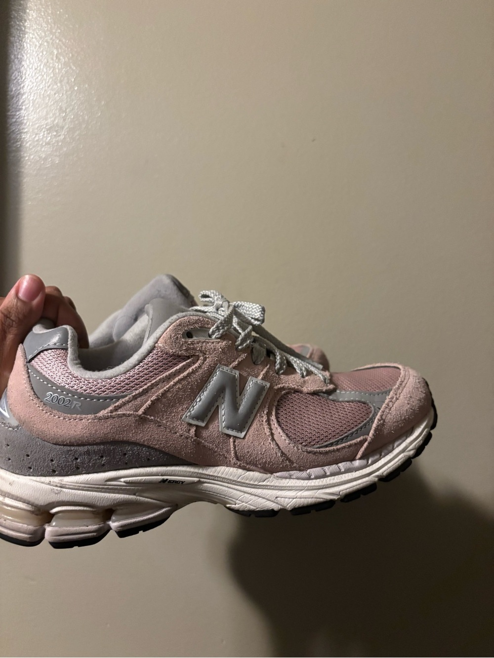 New Balance Women's Pink and Gray Athletic Sneakers